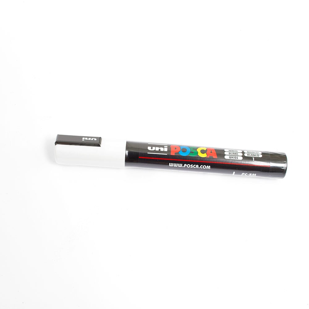 Uni Posca, Paint Marker, Art & School, 5M, 48472, White
